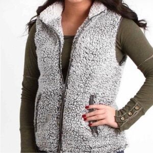 Women's Cozy Gray Teddy Jacket